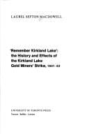 Tapa de Remember Kirkland Lake