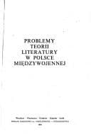 Tapa de Problemy teorii literatury w Polsce międzywojennej