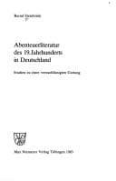 Tapa de Abenteuerliteratur des 19. Jahrhunderts in Deutschland