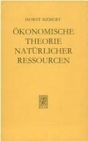 Tapa de Ökonomische Theorie natürlicher Ressourcen