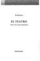Tapa de El teatro, como texto, como espectáculo