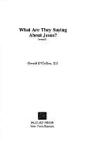 Tapa de What are they saying about Jesus?