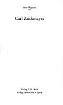 Tapa de Carl Zuckmayer