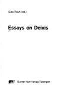 Tapa de Essays on deixis