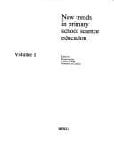 Tapa de New trends in primary school science education