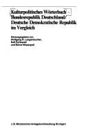Tapa de Kulturpolitisches Wörterbuch