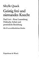 Tapa de Geistig frei und niemandes Knecht