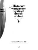Tapa de Historycy warszawscy ostatnich dwóch stuleci