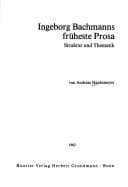 Tapa de Ingeborg Bachmanns früheste Prosa