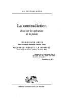Tapa de La contradiction
