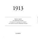 Tapa de 1913