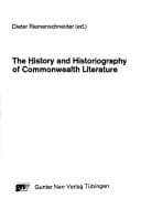 Tapa de The History and historiography of Commonwealth literature