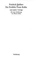 Tapa de Der Erzähler Franz Kafka und andere Vorträge