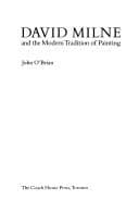 Tapa de David Milne and the modern tradition of painting