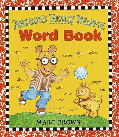 Tapa de Arthur's really helpful word book