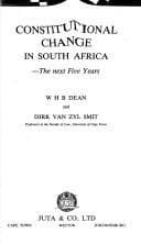 Tapa de Constitutional change in South Africa