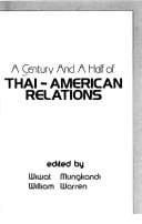 Tapa de A Century and a half of Thai-American relations