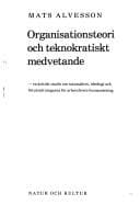 Tapa de Organisationsteori och teknokratiskt medvetande