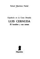 Tapa de Españoles en la Gran Bretaña, Luis Cernuda