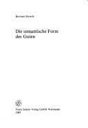 Tapa de Die semantische Form des Guten