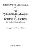 Tapa de Die Wiederherstellung des deutschen Kredits