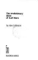Tapa de The revolutionary ideas of Karl Marx