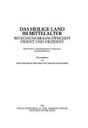 Tapa de Das Heilige Land im Mittelalter