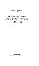 Tapa de Reformation and revolution, 1558-1660