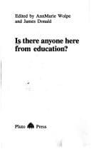 Tapa de Is there anyone here from education?