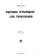 Tapa de A Concordance to Agrippa d'Aubigné, Les tragiques