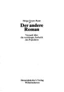 Tapa de Der andere Roman