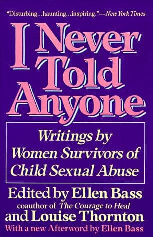 Tapa de I never told anyone