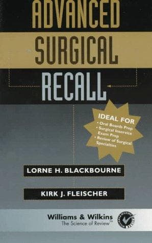 Tapa de Advanced surgical recall