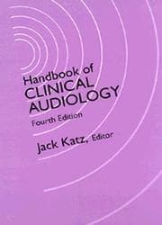 Tapa de Handbook of clinical audiology