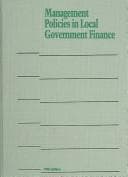 Tapa de Management policies in local government finance
