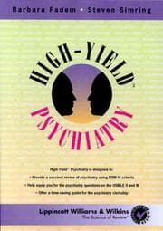 Tapa de High-yield psychiatry