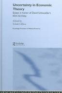 Tapa de Uncertainty in economic theory