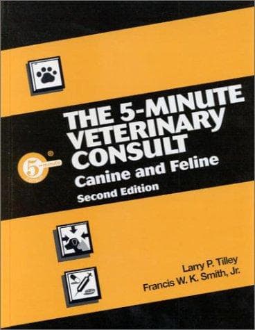 Tapa de The 5-minute veterinary consult