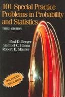 Tapa de 101 special practice problems in probability and statistics