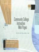 Tapa de Community college instruction Web pages