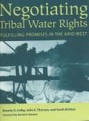 Tapa de Negotiating tribal water rights