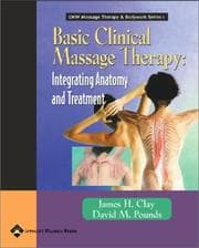 Tapa de Basic clinical massage therapy