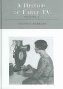 Tapa de A history of early television