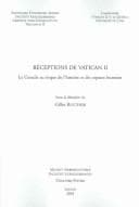 Tapa de Réceptions de Vatican II