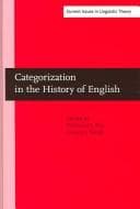 Tapa de Categorization in the history of English