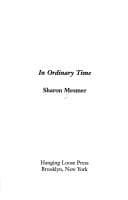 Tapa de In ordinary time