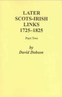 Tapa de Later Scots-Irish links, 1725-1825