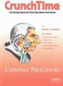 Tapa de Criminal procedure