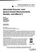 Tapa de Ultraviolet ground- and space-based measurements, models, and effects II