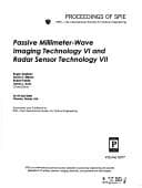 Tapa de Passive millimeter-wave imaging technology VI